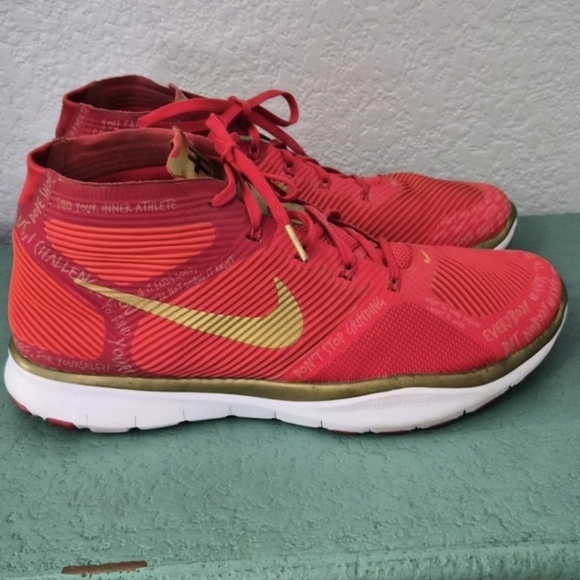 SPRING SALE | Nike Free Train Instinct Size 10.5 Hustle Hart Trainers High Top - Picture 2 of 12